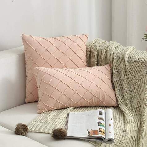 Plush Flannel Cushion Cover