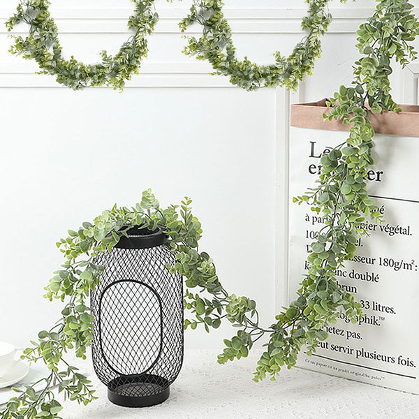 Artificial Eucalyptus with Roses