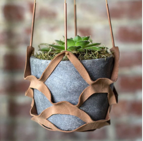 Macrame Hanging Planter Shelf