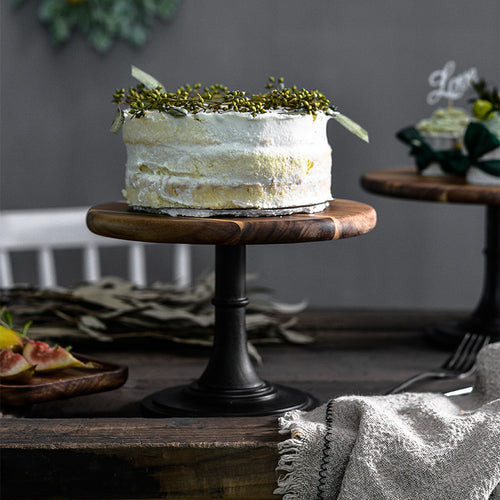 Acacia Wood Cake Stand