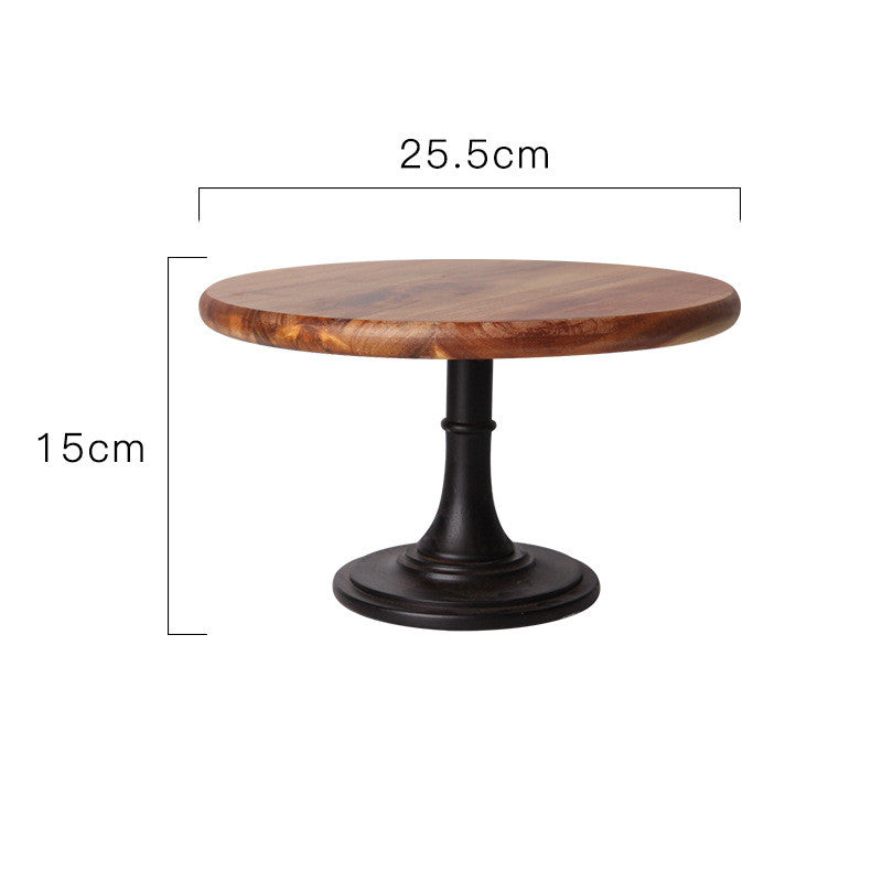 Acacia Wood Cake Stand