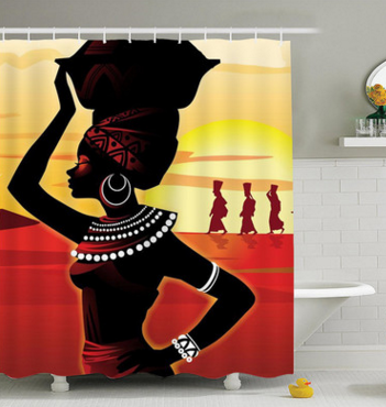 Printed Shower Curtain