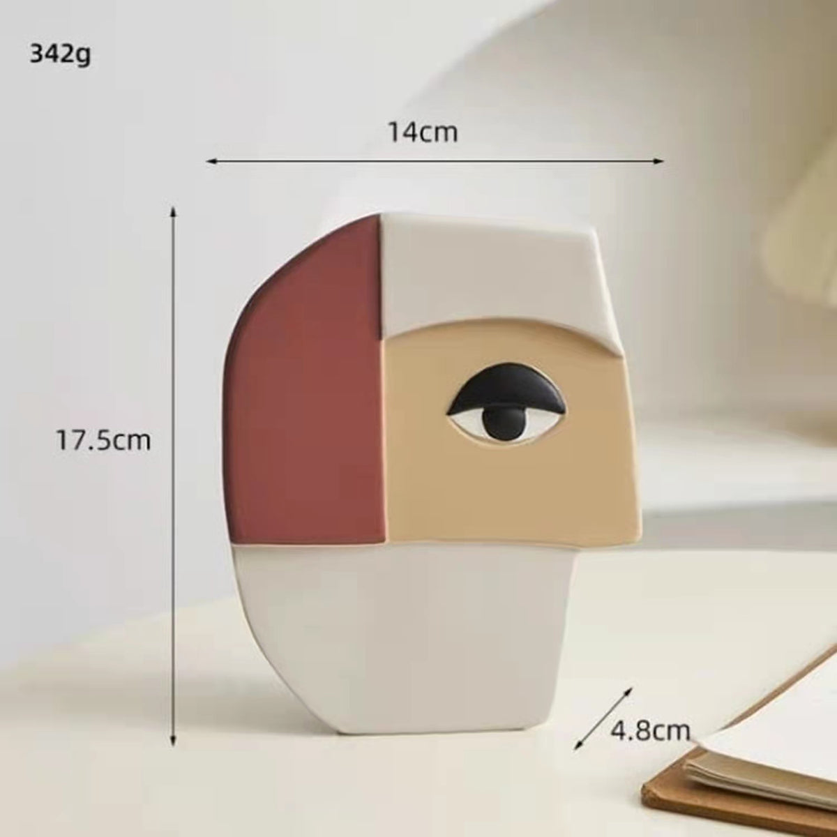 Nordic Abstract Face Ornament