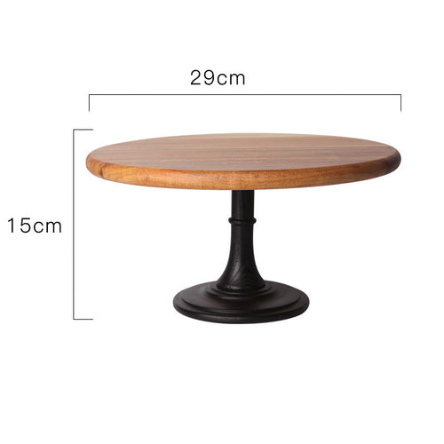 Acacia Wood Cake Stand
