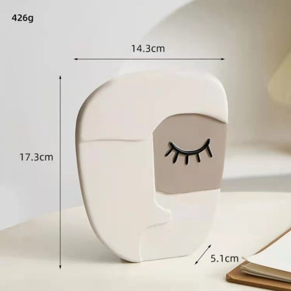 Nordic Abstract Face Ornament