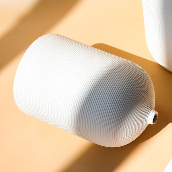 Striped Ceramic Vase