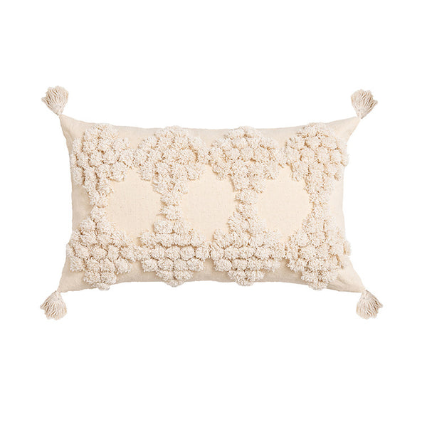 Tufted Lumbar Cushion Cover
